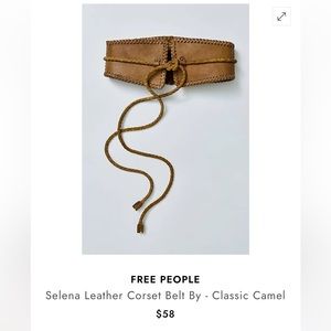 ISO Selena Leather Corset Belt